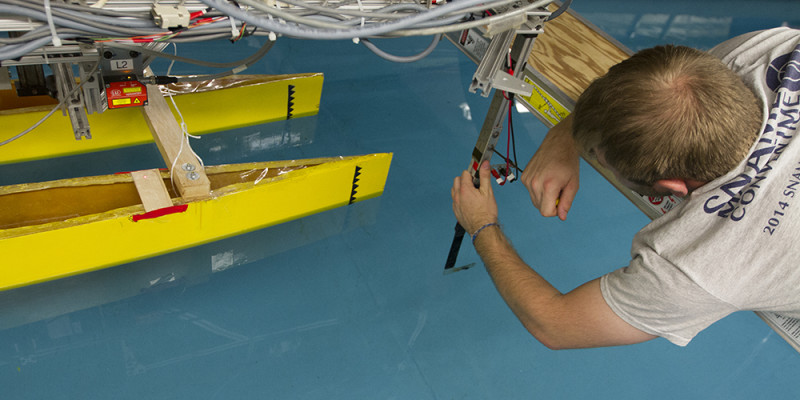 Webb Institute Model Tank Testing