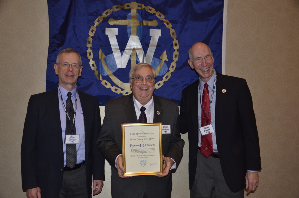 Richard Neilson with classmates from the class of 1970