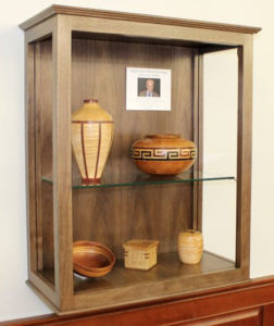 Professor Hadler Wood Turning Display Case