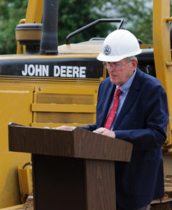 Jon Couch Speaking at Groundbreaking Ceremony