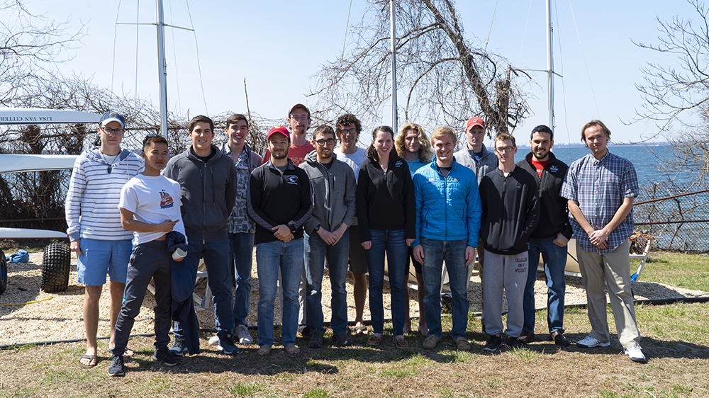 Webb Institute Sailing Team in 2019