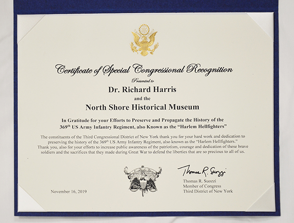 Dr Richard Harris Congressional Recognition