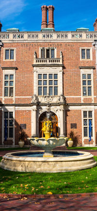 Fountain in Cuneo Courtyard