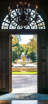 Front Door of Stevenson Taylor Hall