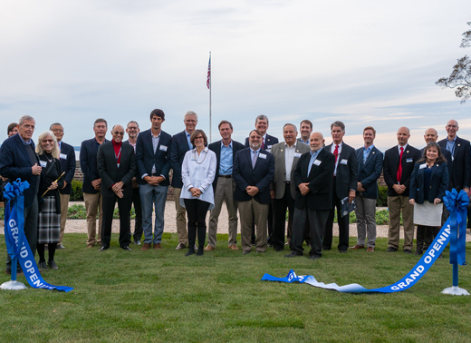 Board of Trustees at the Couch Academic Center Ribbon-cutting