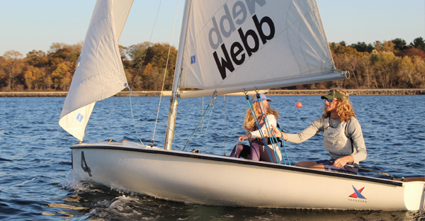 Sailboat at Webb Institute