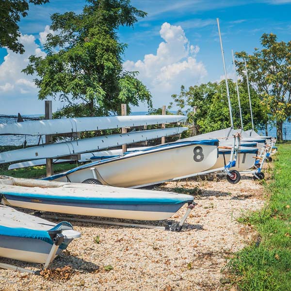 Sailboats at Webb Institute